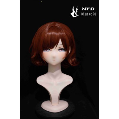 (NFD056)Customize Handmade Crossdress Full Head Female/Girl Resin Japanese Cartoon Character Animego Cosplay Kigurumi Mask